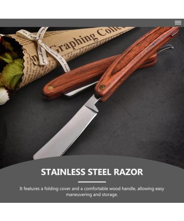 Minkissy Vintage Bart Razor - Rustproof Steel Manual Bartschneider & All-Purpose Knife for Men - International Shipping Available - Buy Online on GoSupps.com