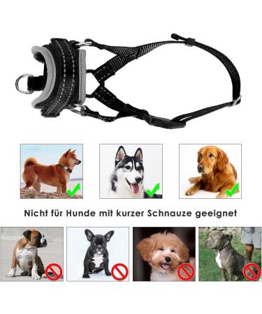 Buy Nasjac Soft Dog Muzzle | Medium Anti-Bark Solution for Safe and Comfortable Training - Buy Online on GoSupps.com