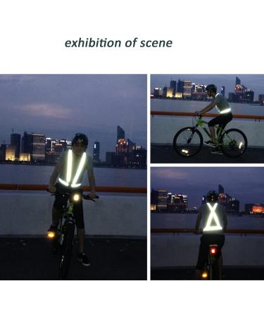 SPDTECH Reflective Running Gear - High Visibility Glow Belt Vest for Men and Women | Reflective Bands for Walking, Running, Cycling | Safety Straps Green - Buy Online on GoSupps.com