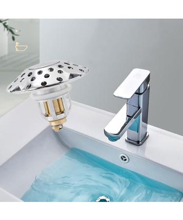 Convenient Drain Stopper Efficient Popup Drain Anti-Odor Sink Strainer Simple Replacement Lightweight for Bathroom Sinks Sink Strainer Plug Easy to Use Bathroom Sink Plug Leak-Proof Basin Drain Plug - Buy Online on GoSupps.com