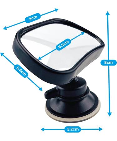 Adjustable Baby/Child Safety Car Mirror | Increase Visibility | Easy to Fit & Remove - Buy Online on GoSupps.com