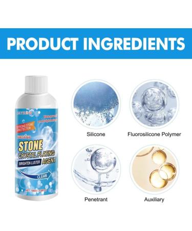 Stone Stain Remover Cleaner 2023NEW Stone Crystal Plating Agent Stone Crystal Plating Brighten Luster Agent Clean Nanometer Crystal Plating Agent Kitchen Marble Oil Stain Cleaner (2pc) - Buy Online on GoSupps.com