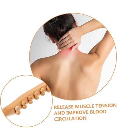 Gatuida 5-Stick Gua Sha Massage Tool Set - Full Body Wooden Roller with 20 Massage Balls for Muscle Relief - International Shipping Available - Buy Online on GoSupps.com