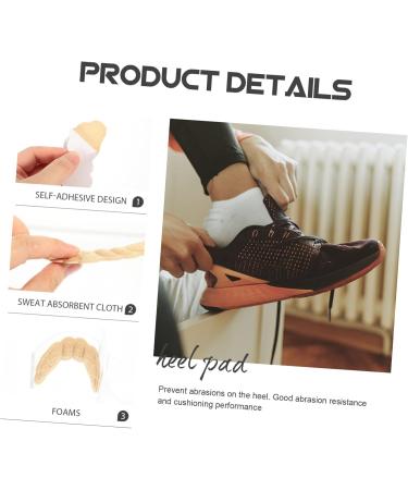 NOLITOY Heel Wear Pad Cushions for Women - 9 Pairs Self-Adhesive Non-Slip Heel Inserts & Shoe Pads for Ultimate Comfort - Buy Online on GoSupps.com