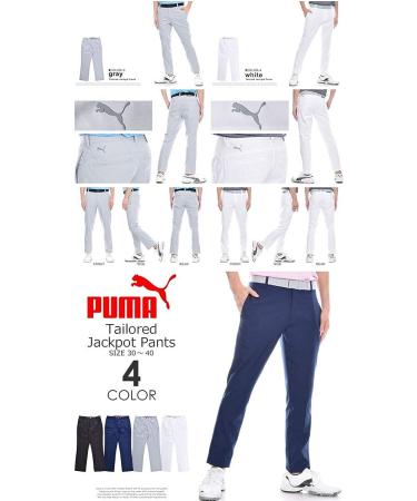 PUMA Men's Golf 2019 Tailored Jackpot Pant Quarry 34W x 34L - Premium Fit for Performance on the Course - Buy Online on GoSupps.com