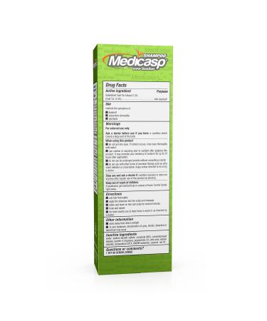 Medicasp Coal Tar Gel Dandruff Shampoo 6oz - Seborrheic Dermatitis & Psoriasis Treatment - Buy Online on GoSupps.com