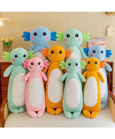Kekeso Long Axolotl Plush Pillow - Green 65cm/25.59inch - Stuffed Animal Gift for Boys and Girls - Salamander Plush Toy for Christmas - Buy Online on GoSupps.com