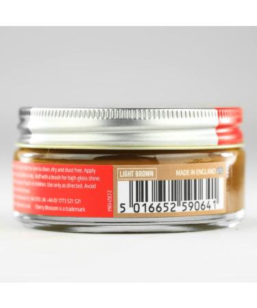 Cherry Blossom Footwear Renovating Shoe Cream Care Product Light Brown 50ml - Buy Online on GoSupps.com