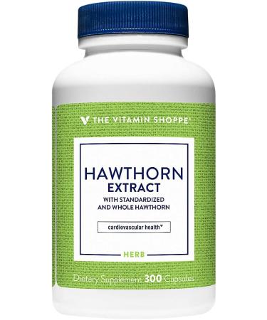 The Vitamin Shoppe Hawthorn Extract with Standardized and Whole (300 Capsules) - Buy Online on GoSupps.com