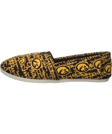 FOCO NCAA Iowa Hawkeyes Women's Canvas Slip On Shoes - Size Medium/7-8, Team Color - Buy Online on GoSupps.com