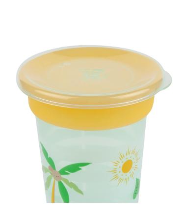 First Years Sip Around Spoutless Cup - 2 Cups in 1 | 360 Sipping | Converts to Big Kid's Open Cup | 2PK Orange/Green - Buy Online on GoSupps.com