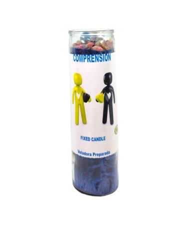Understanding-Palm Wax Spiritual Intention Spell Candle- Blue | Vela CASA ESOTERICA PERFUMADA- (COMPRENSION)