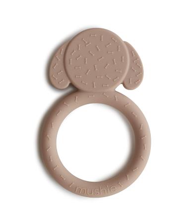 Mushie Silicone Dog Brown Baby Teether Toy - BPA-Free Teething Relief - Buy Online on GoSupps.com