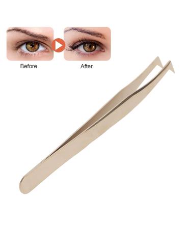 Stainless Steel Eyelash Extension Tweezers - Straight & Curved Tips for Precision Applications | Premium Litter Sink & Accessories - Buy Online on GoSupps.com