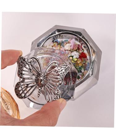 Ipetboom Crystal Glass Dappen Dish for Acrylic Nails Acrylic Nail Tools Nail Liquid Holder Manicure Cup Nail Dish Nail Dappen Dish Nail Cups Zinc Alloy Nail Supplies With Cover - Buy Online on GoSupps.com