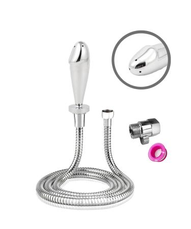 Shower Douche Enema Kit 5 Hole Shower Douche Cleansing System Regulator and 59inch Hose
