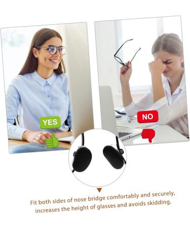 Shop Healeeved Myopia Frame Nose Pads - 60 Pairs of Replacement Gel Cushions for Glasses & Sunglasses | Durable Black Nose Pad Tool - Buy Online on GoSupps.com