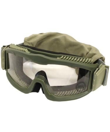 Lancer Tactical Airsoft Safety Goggles, Vented, OD Green