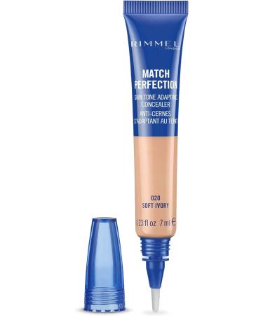 Rimmel London Match Perfection Liquid Concealer Soft Ivory 7ml - Pack of 1 - Buy Online on GoSupps.com