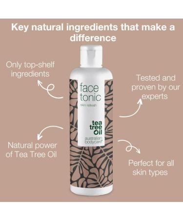 Face Tonic 150ml - Alcohol Free face Tonic with Tea Tree Oil - Cleanser for Blemishes Spots pimples and Acne Prone Skin Natural & Pharmaceutical Grade Australian Tea Tree Oil 150 ml (Pack of 1) - Buy Online on GoSupps.com
