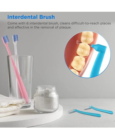 Fremouth V-Shaped Orthodontic Toothbrush for Braces - Soft Bristles - 6 Count (Upgraded) - Buy Online on GoSupps.com