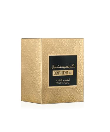 Lattafa Perfumes Confidential Private Gold for Unisex Eau de Parfum Spray 3.4 Ounce Modern 3.4 Fl Oz (Pack of 1) - Buy Online on GoSupps.com