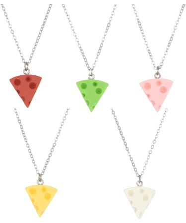 Shop Kuaiyiju Stylish Cheese Necklace - Trendy Choker & Collarbone Chain | Perfect Gift for Friends & Family in Green - Buy Online on GoSupps.com