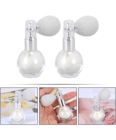 DOITOOL Glitter Powder Spray 2pcs Spray Glitter Highlighter Balloons Perfume Spray Bottle Sprayer Bottle Face Powder The Face White 7.5x6cm - Buy Online on GoSupps.com