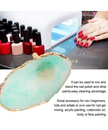 Fingernail Rings & Nail Art Polish Holder - Green Mini Manicure Tool for Display & Photography Props - Buy Online on GoSupps.com