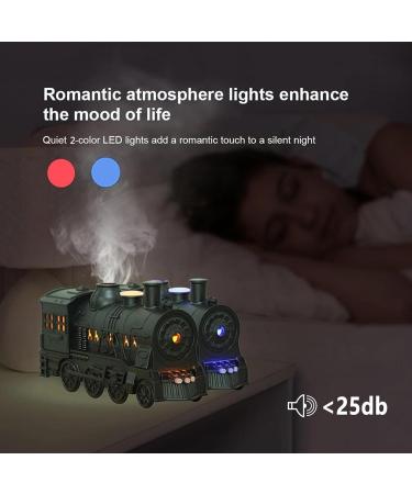 Buy 300ml Oil Diffuser Train with Remote Control 2 Light & Mist Modes Auto Shut-Off Humidifier for Bedroom Living Room & Office Green & Black - Buy Online on GoSupps.com