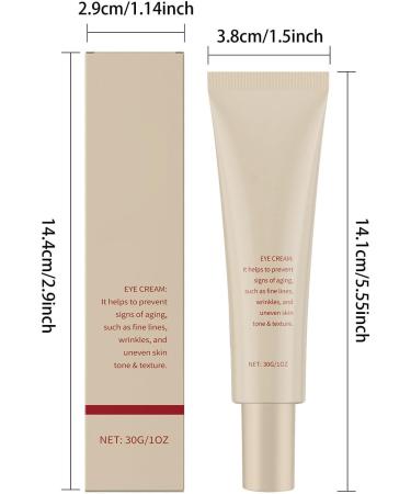 2 pieces antidark circles eye cream antiaging eye cream reduces expressive flashes firming the eyelid swelling dark circles under the eyes suitable for all skin types - Buy Online on GoSupps.com