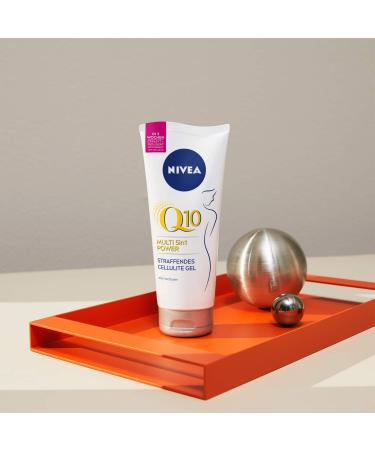 Nivea Body Gel Q10 Anti-Cellulite 200ml - Skin Tightening Gel with Q10 & Lotus Extract - 2 Pack Multi 5in1 Power Formula - Buy Online on GoSupps.com