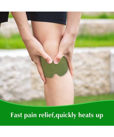 MQUPIN Wormwood Knee Pain Relief Patches Kit - Quick Relief for Knee, Back, Neck, Shoulder, and Waist - 14 Patches - Buy Online on GoSupps.com