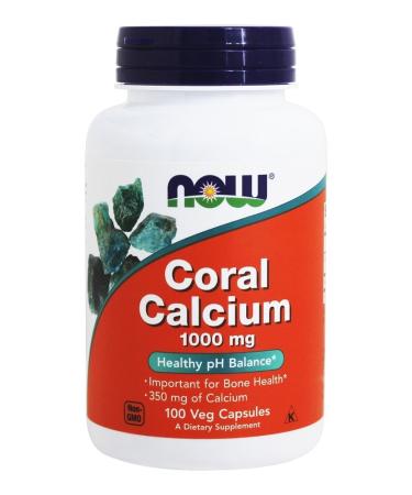Now Foods Coral Calcium 1000 mg 100 Veg Capsules
