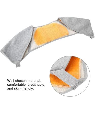 Double Shoulder Sleeping Support Brace & Heating Pad for Neck Pain Relief | Lightweight Soft Gold Fleece | Winter Comfort & Protection (M - Buy Online on GoSupps.com