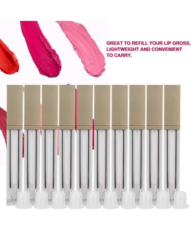 HOSEONFN for lip gloss tube plastic nontoxic ecofriendly leakproof design soft brush head portable 10 pack - Buy Online on GoSupps.com