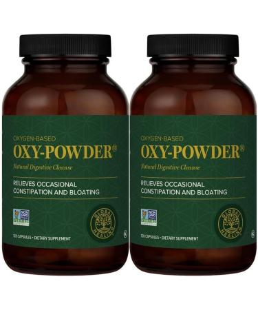 Global Healing Oxy-Powder Colon Cleanse & Total Detox Cleanse For Weight Loss and Belly Fat, Constipation Relief for Adults - Oxy-Powder Natural Digestive Colon Cleanser, Gut Cleanse - (60 Capsules)
