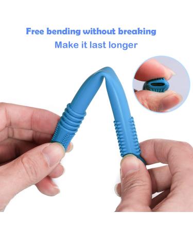 6-Piece BPA-Free Silicone Baby Bite Tube Set | Dental Aid & Food-Grade Bite Rings | Includes Cleaning Tool & Spoon | International Shipping Available - Buy Online on GoSupps.com