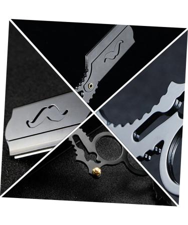 1pc Stainless Steel Black Shaver for Men - Premium Razor for a Smooth Shave | International Shipping Available - Buy Online on GoSupps.com