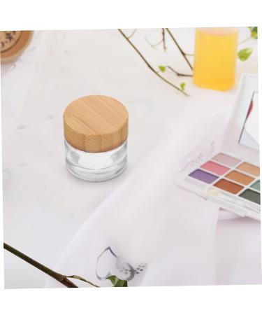 Bamboo Lid Cream Bottle Cosmetic Travel Containers Body Butter Jars Cosmetic Containers Terrarium Container Makeup Containers Mini Lotion Jars Travel Jars Wood Mask Filling/1593 - Buy Online on GoSupps.com