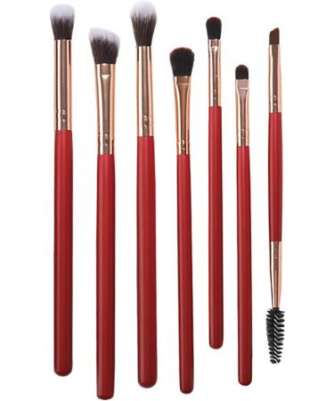 7 Eye Shadow Brushes Soft Synthetic Fiber Sturdy Wooden Handles Perfect for Individual and Professional Use Lasting and Soft Touch Excellent Gift - Buy Online on GoSupps.com