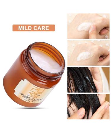ZJchao Magical Argan Oil Hair Mask 120ml | Nourishing Keratin Treatment for Dry Hair | Repair Damage, Soften & Smooth | Professional Hair Conditioning Cream - Buy Online on GoSupps.com