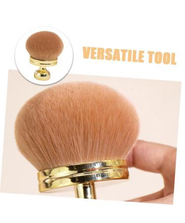 MERRYHAPY Fluffy Soft Makeup Brush Set | Blush Brushes for Cheeks | Bulk Beauty Tools | Perfect for Travel & Setting Powder | Golden Design 8.5x7cm - Buy Online on GoSupps.com