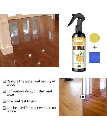 RYDOX Beeswax Spray Furniture Polish 120ml Furniture Polish Beeswax Spray Refinishing Care Bees Wax Polishing Floor Furniture Polishing Beeswax Spray Wooden Floor(A) - Buy Online on GoSupps.com