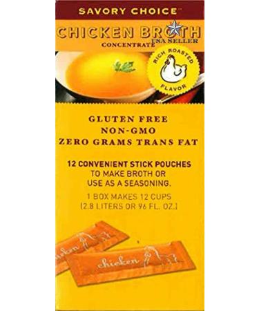 Savory Choice Chicken Broth Concentrate 5.1oz (Pack of 2) - Rich Flavour Boost - Buy Online on GoSupps.com