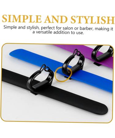 Mikinona 1 Set Braiding Auxiliary Wrist Strap Hair Tie Wristband Braiding Hair Slap Bracelets Wristband for Hair Stylist Wristband for Rubber Band Salon Hair Holder Hair Holders Wrist Band - Buy Online on GoSupps.com