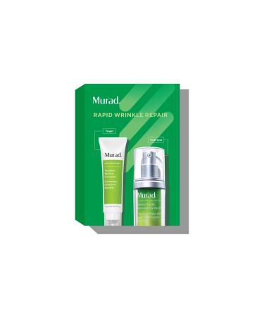 MURAD Rapid Wrinkle Repair Kit - Worth 168 Save 40 percent - 2 Full Sizes to Smooth Wrinkles in an Instant and Over Time - Eye Serum - Wrinkle Correcter