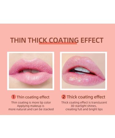 Buy DAGEDA Glitter Lipstick - Long Lasting Rose Red Sparkling High Pigment Lip Gloss | Waterproof Christmas Makeup for Women | International Shipping Available - Buy Online on GoSupps.com