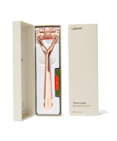 Leaf Razor: Eco-Friendly Body & Head Shaver with Pivoting Head - Rose Gold - Buy Online on GoSupps.com