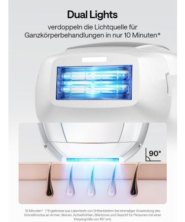 Ulike Air 10 Laser Hair Removal - IPL Device with Skin Sensor for Pain-Free & Long-Lasting Hair Removal at Home - 4 Modes for Body & Face - International Shipping Available - Buy Online on GoSupps.com